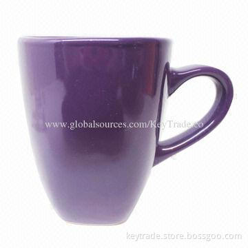 Fine Stoneware Color Glazed Mug, Multi-color, 10oz Capacity